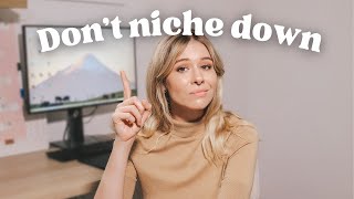You Don't Need to Choose a Single Niche as a Content Creator, Here's Why...