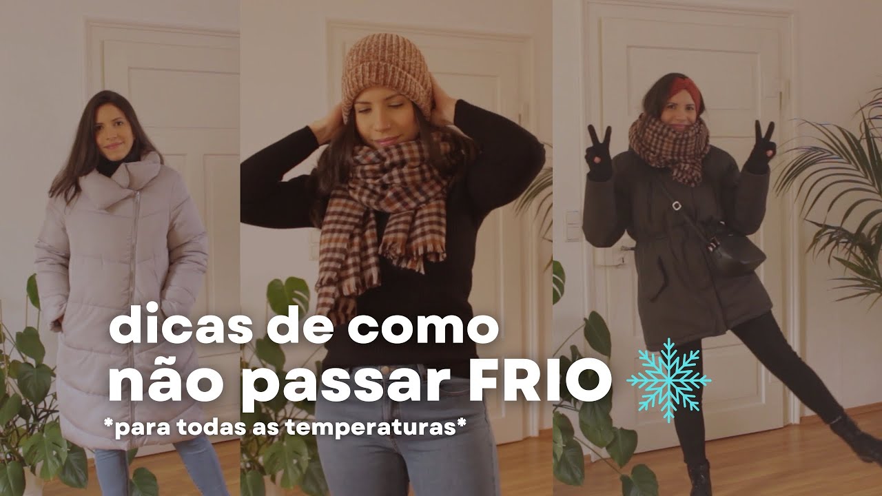 COMO SE VESTIR para o INVERNO EUROPEU ❄️ dicas valiosas