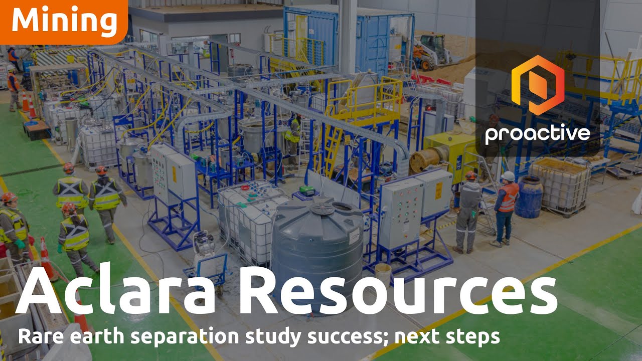 Aclara Resources COO Barry Murphy on rare earth separation study success; next steps