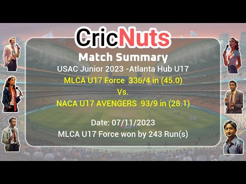 MLCA U17 Force vs NACA U17 AVENGERS - 07/11/2023 - USAC Junior 2023 -Atlanta Hub U17-USAC Junior 20