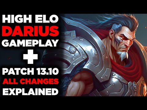 Patch 13.10 All Item Changes Explained + Season 13 High Elo Darius Gameplay
