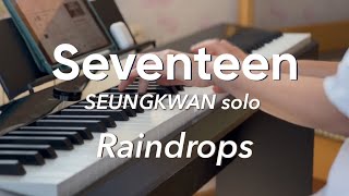 Download lagu SEVENTEEN (SEUNGKWAN Solo) - Raindrops | piano cover mp3
