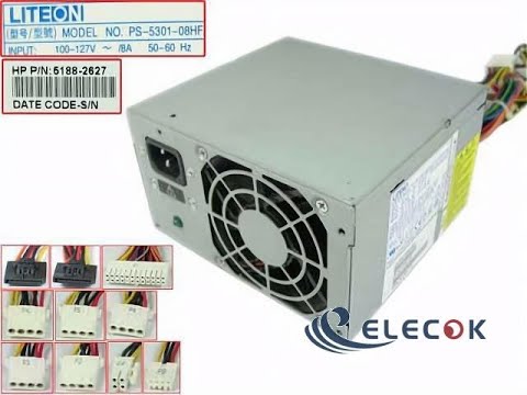 PS-5301-08HF Server - Supply 300W  PS-5301-08HF  5188-2627 Used
