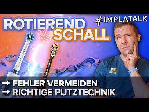 Elektrische Zahnbürsten Guide - Richtiges Modell + Richtig Putzen! Schall vs. rotierend oszillierend