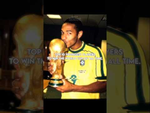 Top 10 Youngest World cup winning players OAT 💀🏆 || #shorts #football #edit #viral #birdtrend