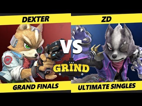 Smash Ultimate Tournament - Dexter (Wolf, Fox) Vs. ZD (Fox, Wolf) The Grind 100 SSBU Grand Finals