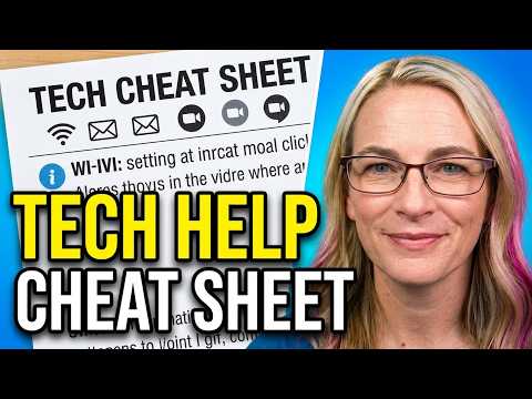 The Tech Cheat Sheet Every Aging Parent Needs Free Printable