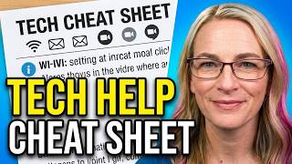 The Tech Cheat Sheet Every Aging Parent Needs (Free Printable)