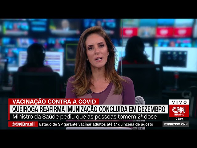 Na TV, Queiroga apela para que brasileiros não deixem de tomar segunda dose