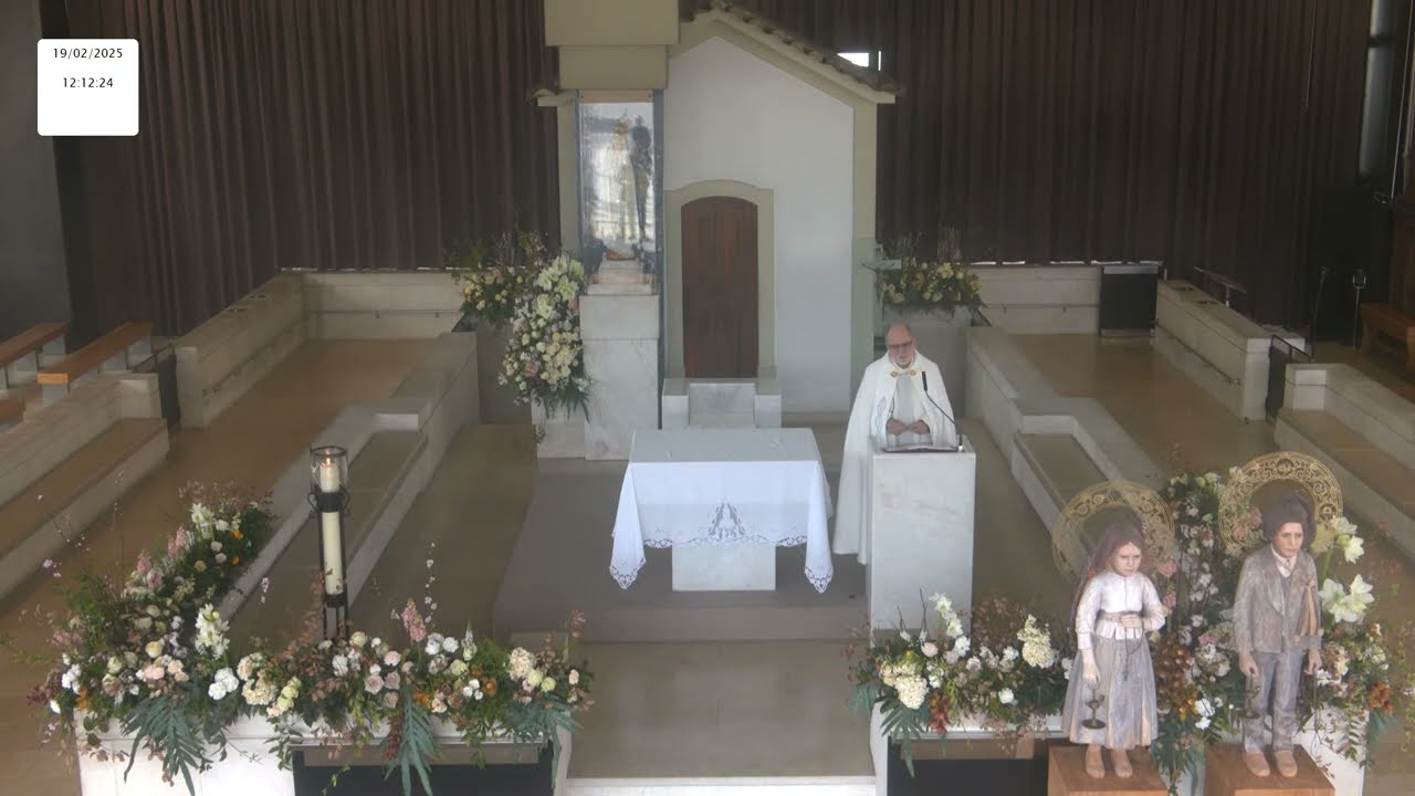 Terço a Nossa Senhora de Fátima desde a Capelinha das Aparições 19.02.2025