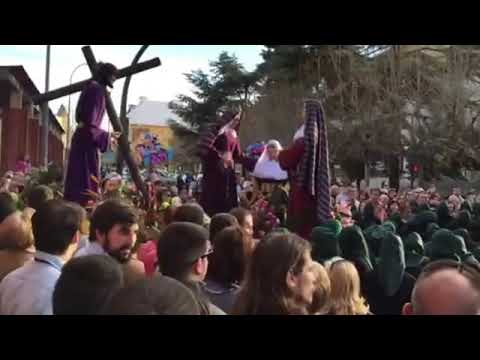 Caída del cristo | Maria al pie de la cruz | León Semana Santa 2015 | Jueves Santo