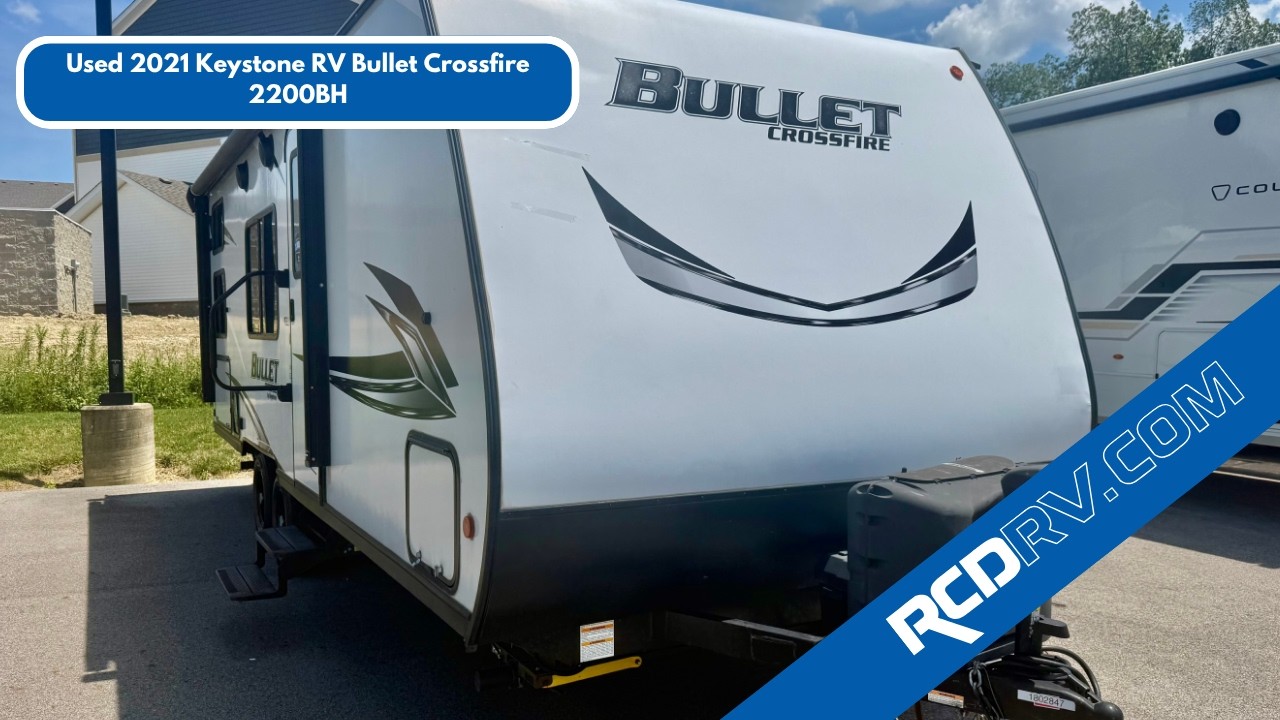 A photo of this 2021 Keystone Rv Bullet Crossfire 2200BH
