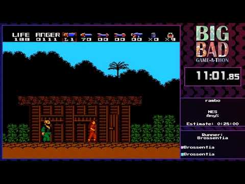 Big Bad Game-a-thon 2018!  Brossentia with Rambo in 21:46
