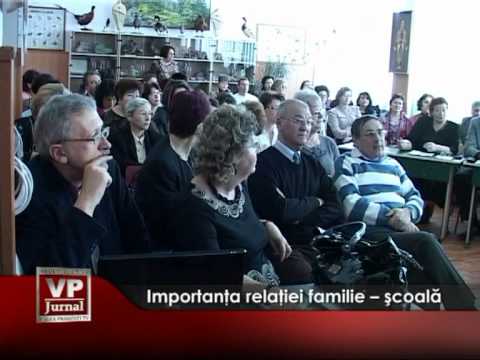Importanţa relaţiei familie – şcoală