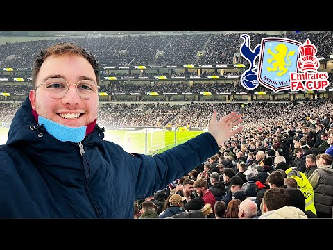 9,000 AWAY FANS Watch Aston Villa KNOCK SPURS OUT of the FA Cup! 🏆