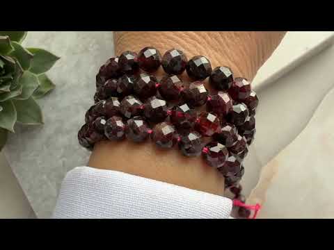 Гранат 6мм, гранований 