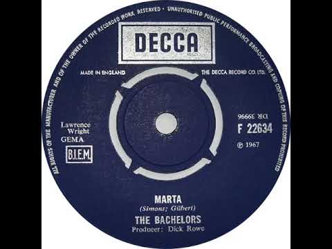 UK New Entry 1967 (170) The Bachelors - Marta