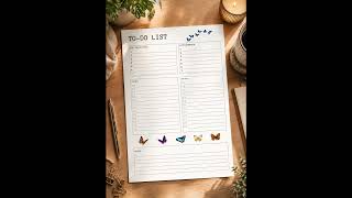 To do lists printable, instant download
