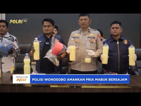 POLISI WONOSOBO AMANKAN PRIA MABUK BERSAJAM