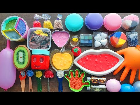 Slime Smoothie - Mixing Old Slimes And More Stuff & Store Bought Slime
