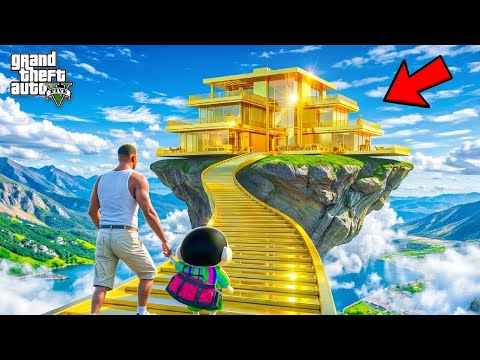 Franklin & Shinchan Found a Secret STAIRWAY to Heaven 😱🔥 | GTA 5