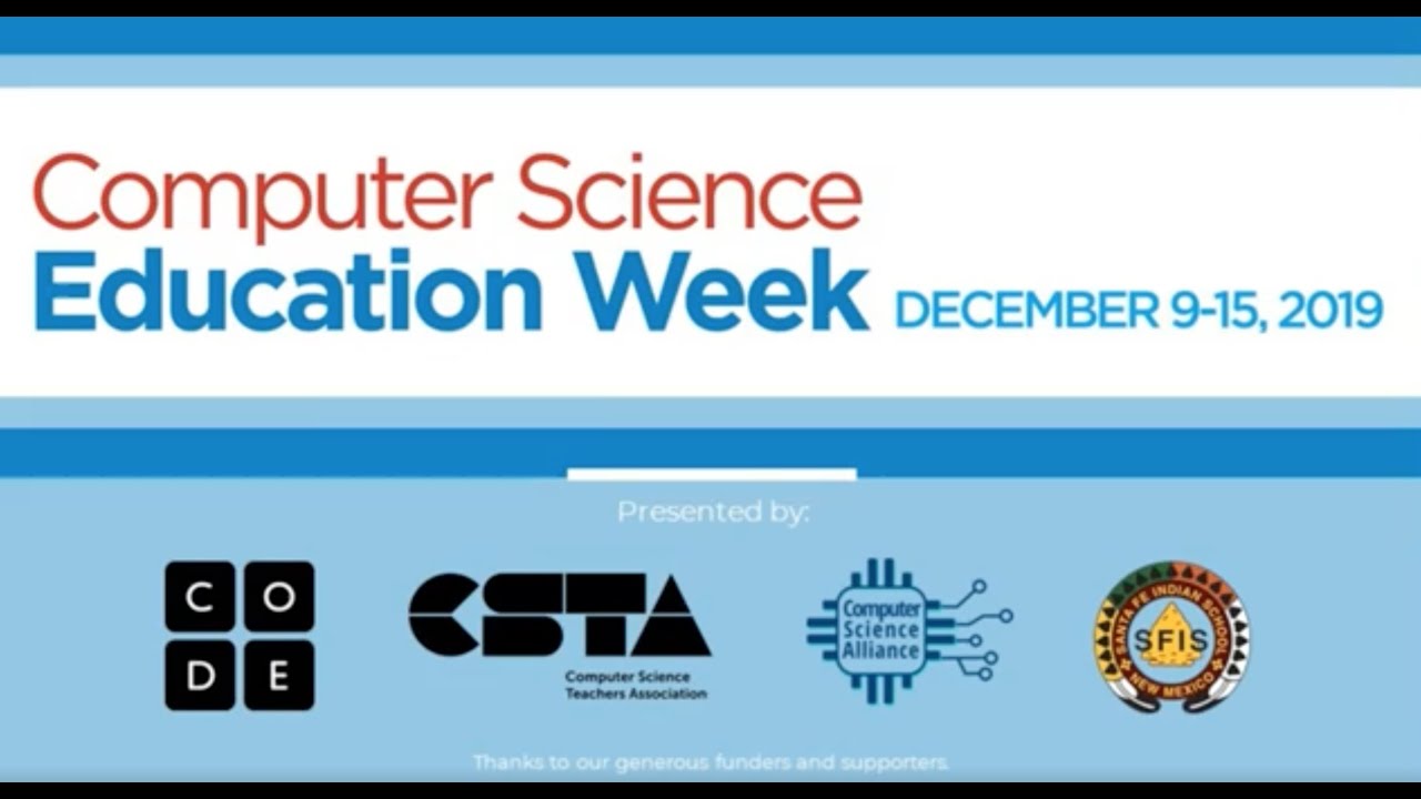 CSEdWeek 2019 kick-off ceremony