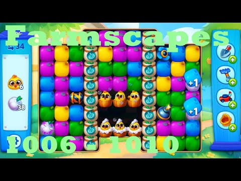Farmscapes Level 1006 - 1010 HD Gameplay Walkthrough |  3 - match game | android | ios | pc | app