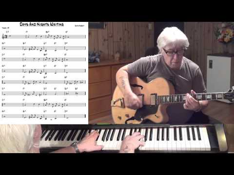Days And Nights Waiting - Jazz guitar & piano cover ( Keith Jarrett )