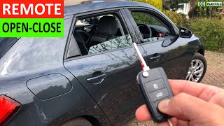 How to remote open Windows on Audi A1 Sportback & How to remote close Windows on Audi A1 Sportback