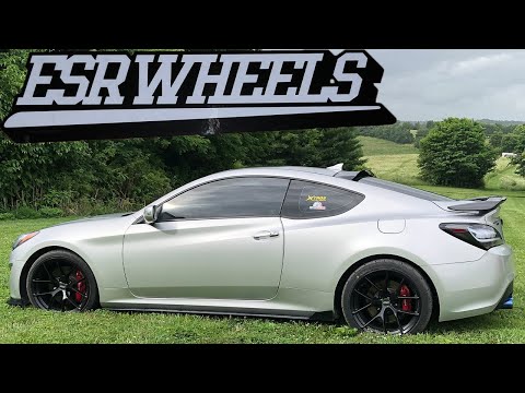 Genesis Coupe Gets ESR RF2 Wheels!