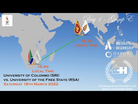THIULDT 2022 - Day 1 - University of Colombo (SRI) vs University of the Free State (RSA)
