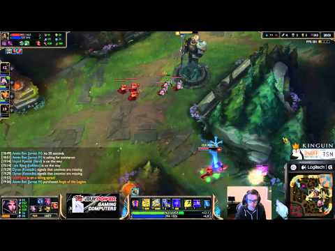 Bjergsen vs Fenix - LeBlanc vs Lulu Mid - League of Legends Gameplay