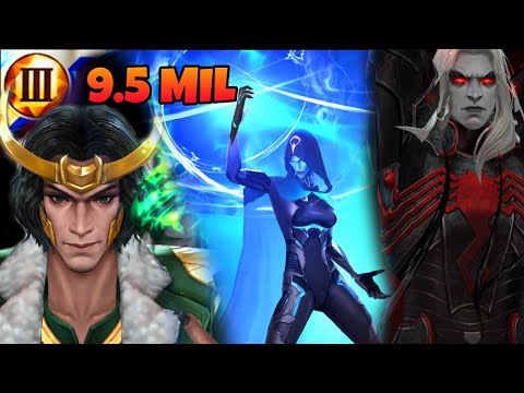 9.5 MIL // LOKI vs KNULL vs SUPERGIANT // UNIVERSAL VILLAIN ABX // SILENCE SEASON // MFF // F2P