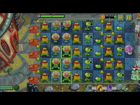 Terror from Tomorrow level 1-5 game play !! plants vs zombie2 hack