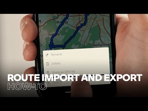 HOW TO Import and Export Routes With the BMW Motorrad Connected App
