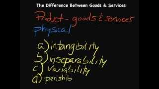 The Difference Between Goods & Services