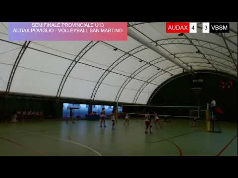 SEMIFINALE PROVINCIALE U13 AUDAX POVIGLIO - VOLLEYBALL SAN MARTINO