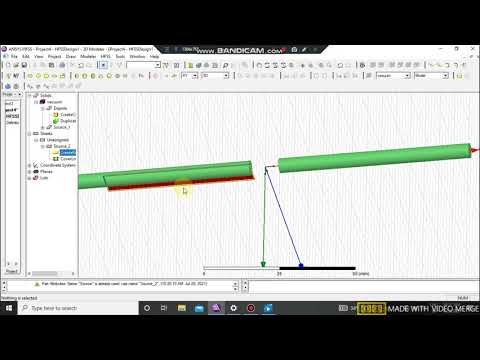 simulation  of dipole antenna in hfss anysys