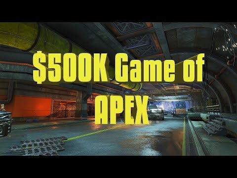 500k Tournament winning Game of APEX!