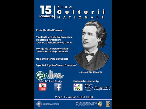 15 IANUARIE - ZIUA CULTURII NAȚIONALE