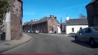 April Drive Through Muthill On Visit To Crieff Perthshire Scotland
