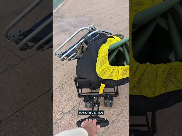 Vídeo relacionado con Hey-Duty - Carrito plegable para zapatos, fácil transporte y rabia, perfecto para mercados, playas, picnics y aventuras al aire libre