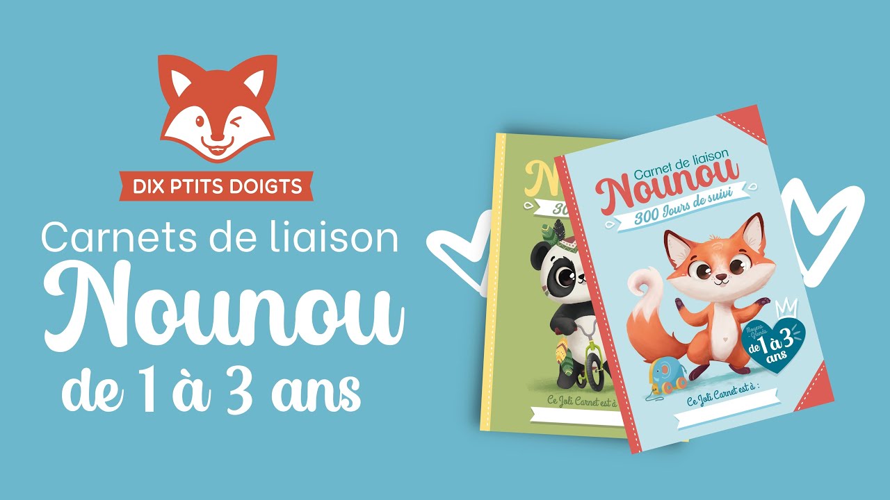 Carnet de liaison Nounou de 1 à 3 ans
