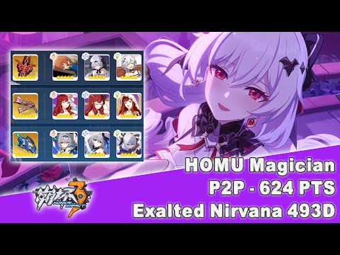 Honkai Impact 3 SEA - [P2P Gear] Exalted Nirvana 493D - HOMU Magician