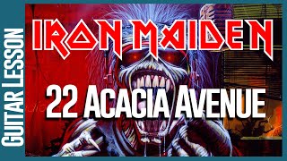 22 Acacia Avenue By Iron Maiden - Guitar Lesson
