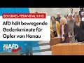 AfD hält Gedenkminute für Opfer von Hanau – Sven Tritschler (AfD)