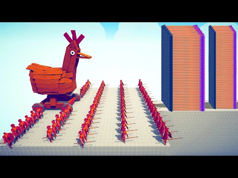 100x SPARTANS ARMY + GIANT TROJAN vs EVERY DUO GODS - Totally Accurate Battle Simulator TABS