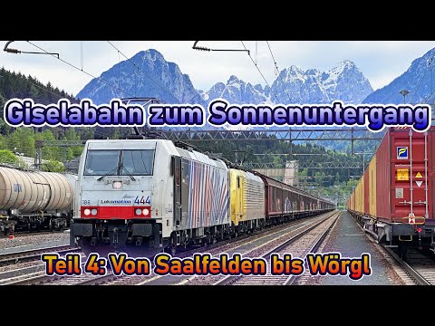 Bei Traumwetter über die Giselabahn! Saalfelden-Wörgl (Teil 4) | Lokführeralltag #33