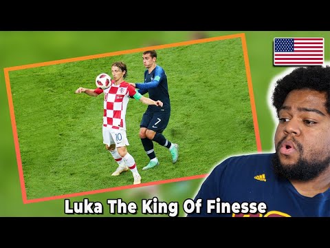 "The KING Of Finesse" AMERICAN REACTS To Luka Modric when football becomes ART!