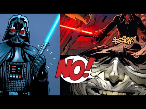 Why Palpatine HATED Darth Vader's Blue Jedi Lightsaber(Canon) - Star Wars Comics Explained